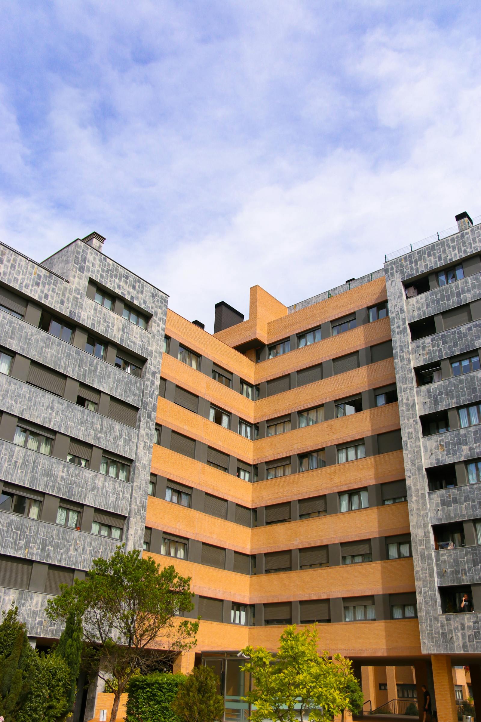 Modern residential building in Spain